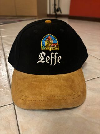 Cappellino Leffe Nero e Marrone
