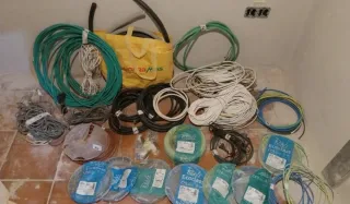 Lote Cables Eléctricos Varios Colores