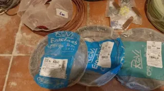 Lote Cables Eléctricos Varios Colores