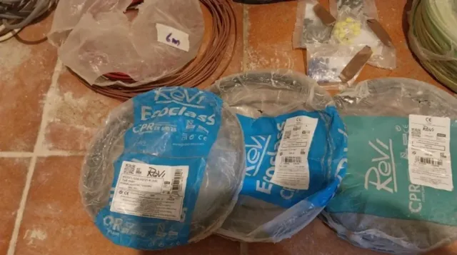 Lote Cables Eléctricos Varios Colores