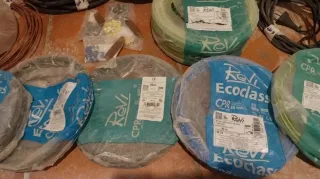 Lote Cables Eléctricos Varios Colores