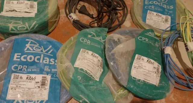 Lote Cables Eléctricos Varios Colores