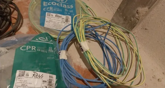 Lote Cables Eléctricos Varios Colores