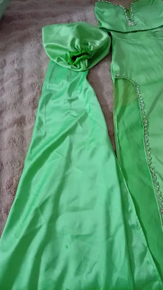 Vestido modista verde