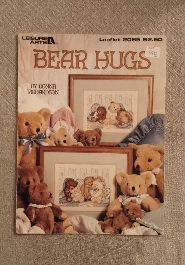 Padrão de ponto cruz ursos