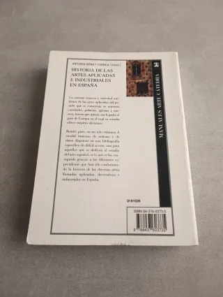 Historia de las artes aplicadas e industriales en