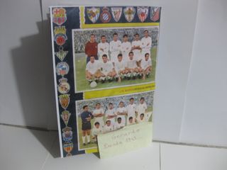 ALBUM DE CROMOS IMPRESOS LIGA FHER DISGRA 67 68