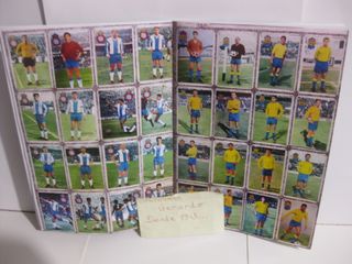 ALBUM DE CROMOS IMPRESOS LIGA FHER DISGRA 67 68