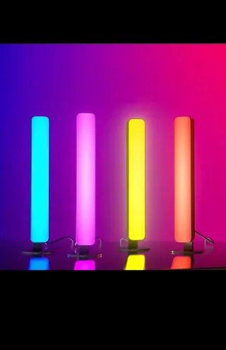 Luz ambiental LED para mesa escritorio, PC y TV.