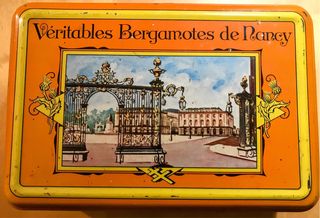 Scatola/barattolo/latta/scatola di latta/vintage/ottone