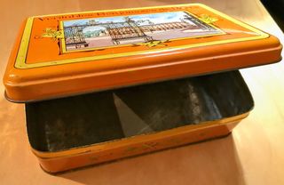 Scatola/barattolo/latta/scatola di latta/vintage/ottone