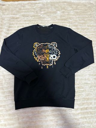 Sudadera Kenzo Tiger Negra y Azul