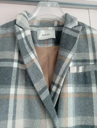 Abrigo cuadros Springfield