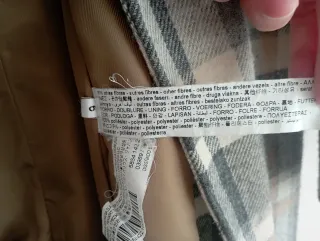 Abrigo cuadros Springfield