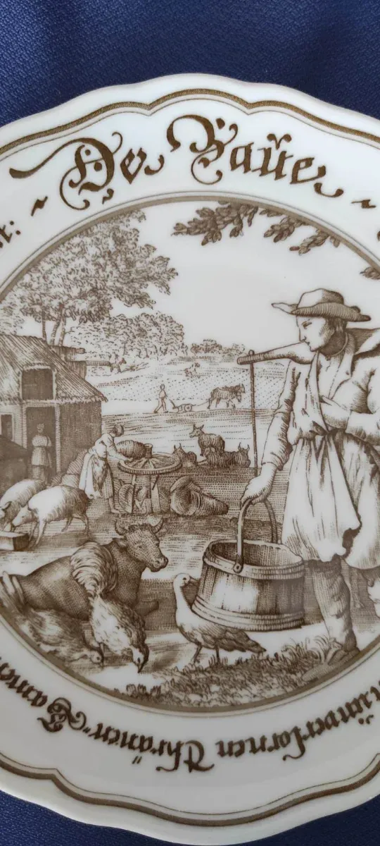 Platos HUTSCHENREUTER Porcelana Alemana