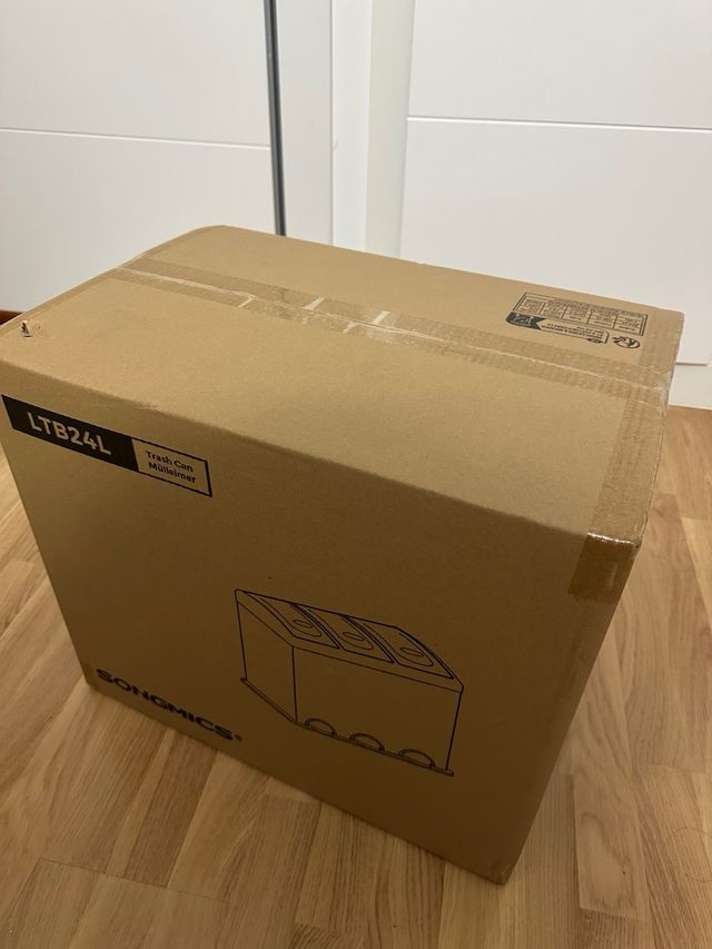 Cubo de basura Songmics 3 compartimentos