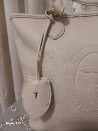Borsa Trussardi Beige Pelle