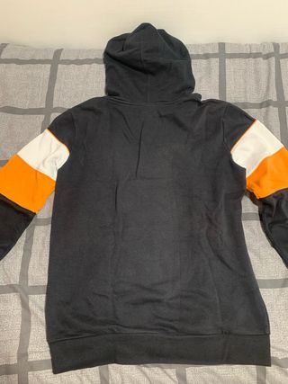 Sudadera Champion Negra y Naranja