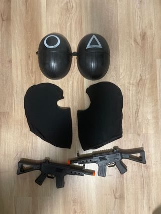 Disfraz Juego Calamar: Máscaras y Armas