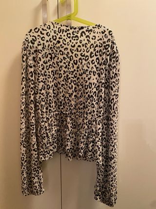 Camisa Mango Leopardo