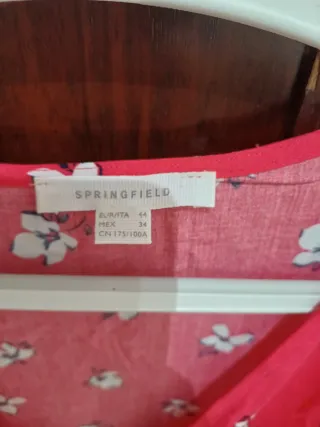 Blusa Springfield Estampada Talla XL