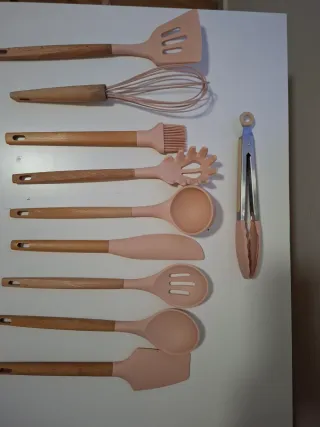 Set Electrodomésticos Cocina Rosa