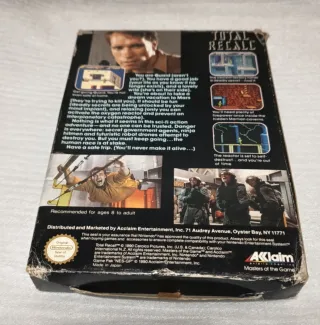 BLACK FRIDEY!!. Juego Total Recall NES - Acción