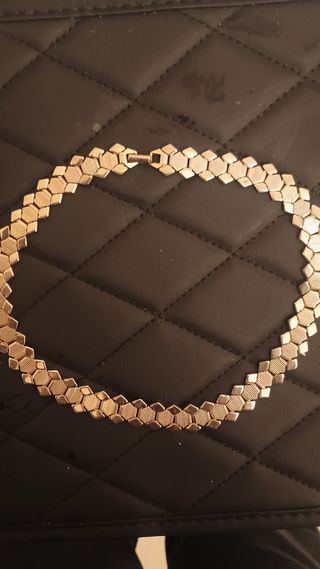 Collana girocollo Alveare gold anni 40