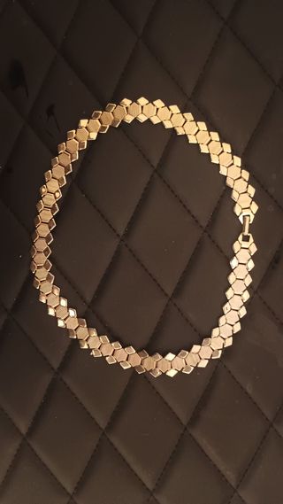 Collana girocollo Alveare gold anni 40