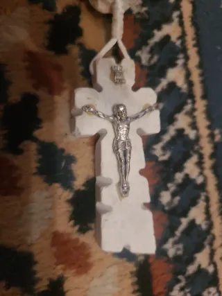 Rosario sassi Bosnia con croce e cuore