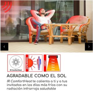 Calefactor Radiador Terraza Exterior Estufa