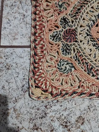 Felpudo esterilla artesanal  62x45 cm