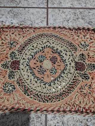 Felpudo esterilla artesanal  62x45 cm