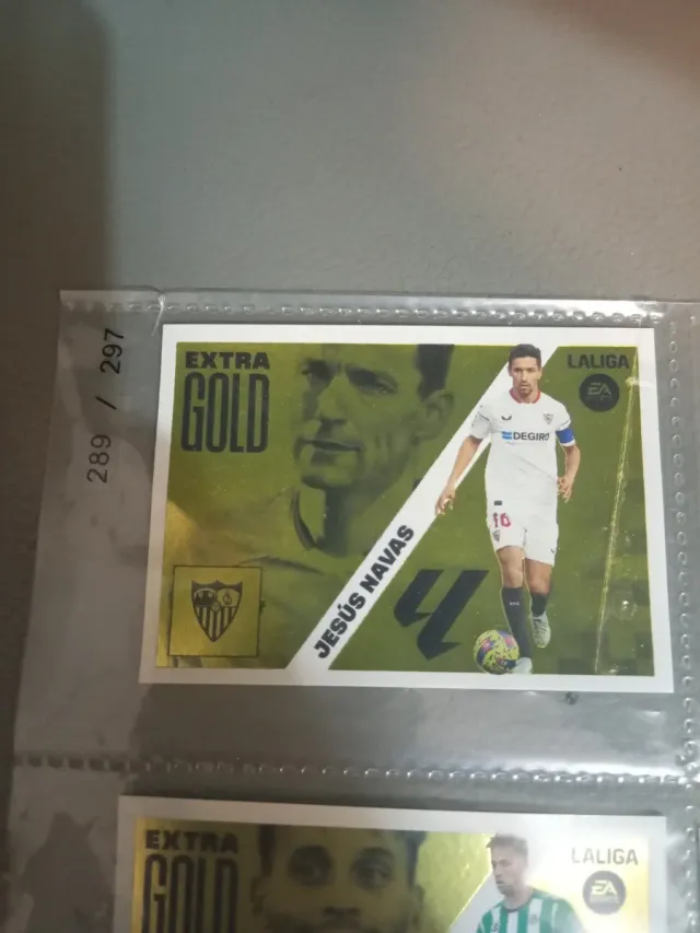 5 Cartas Extra Gold LaLiga 23/24