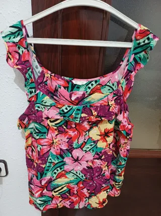 Blusa Springfield Talla XL Estampado Floral
