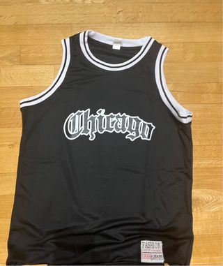 Conjunto Chándal Chicago Negro y Blanco
