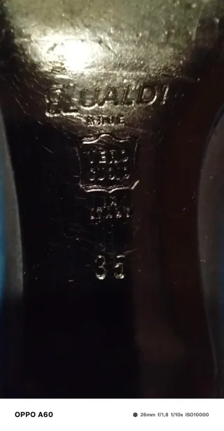 Scarpe donna in pelle blu scuro