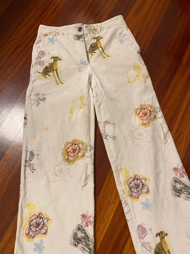 Pantalón Bimba y Lola estampado perro