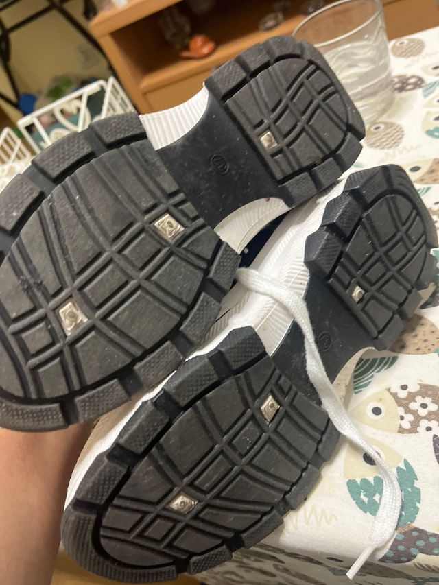 Zapatillas plataforma negras talla 37