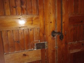 Puerta rústica valenciana madera exterior