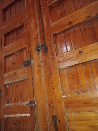 Puerta rústica valenciana madera exterior