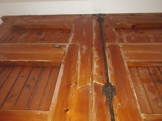 Puerta rústica valenciana madera exterior