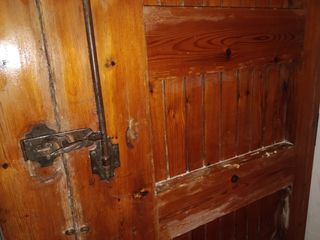 Puerta rústica valenciana madera exterior