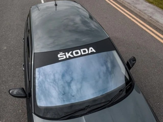 Parasol vinilo Skoda