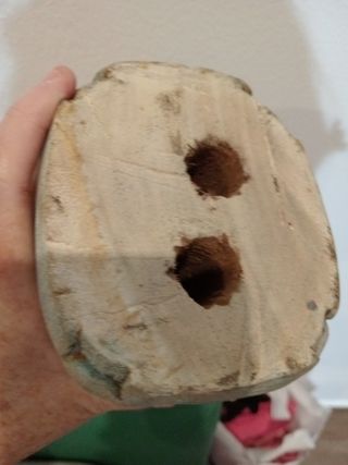 Figuras madera dioses chinos (2 unidades)