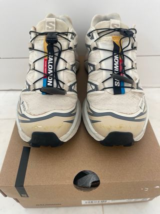 Zapatillas Salomon Gore-Tex Mujer Beige/Rosa