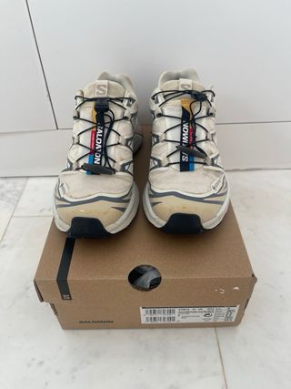 Zapatillas Salomon Gore-Tex Mujer Beige/Rosa