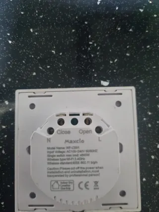 Interruptor persianas digital táctil