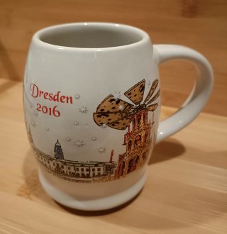 Tazas Navideñas de mercadillos alemanes.