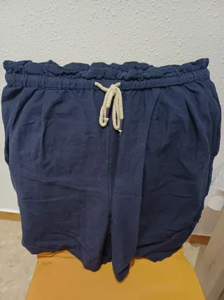Bermudas mujer azul marino T-44